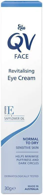 [QV/015] QV/ Revitalising Eye Cream with Vitamin E 30g : كيوفي كريم العين مع فيتامين ي 