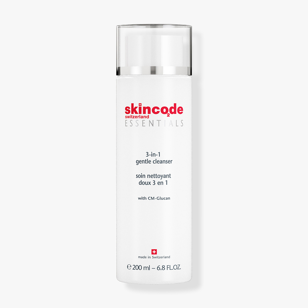 Skincode/ 3-IN-1 Gentle Cleanser 200ml : سكنكود غسول لطيف ٣ في ١ 