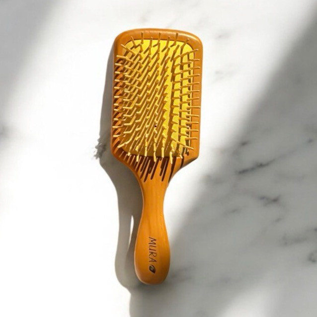 [Mura/005] Mura/ مورا فرشة الشعر الخشبية 