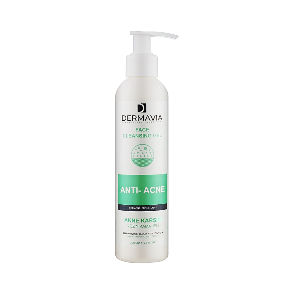 Dermavia/ Anti-Acne Face Wash Gel 200 ml : 