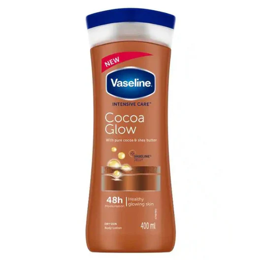 [VAS/015] Vaseline/ Intensive Care Cocoa Glow Body Lotion 400ml : 