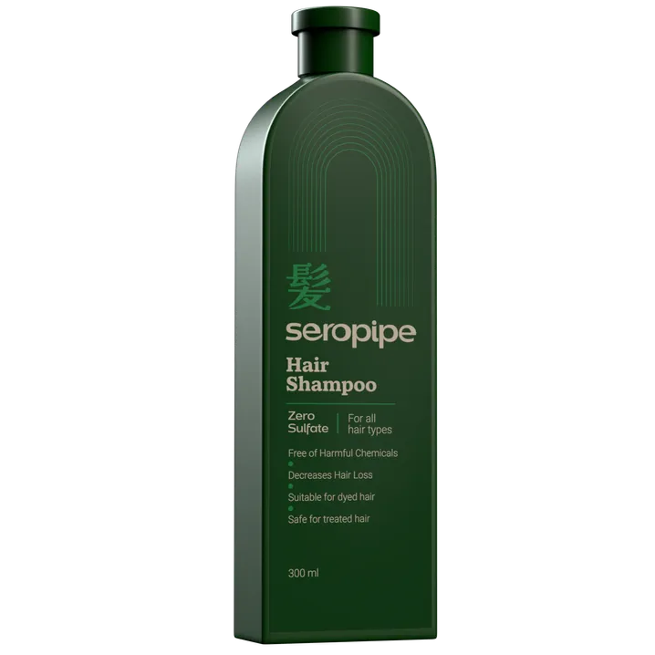 Seropipe Hair Shampoo for all Hair Types 300ml : 