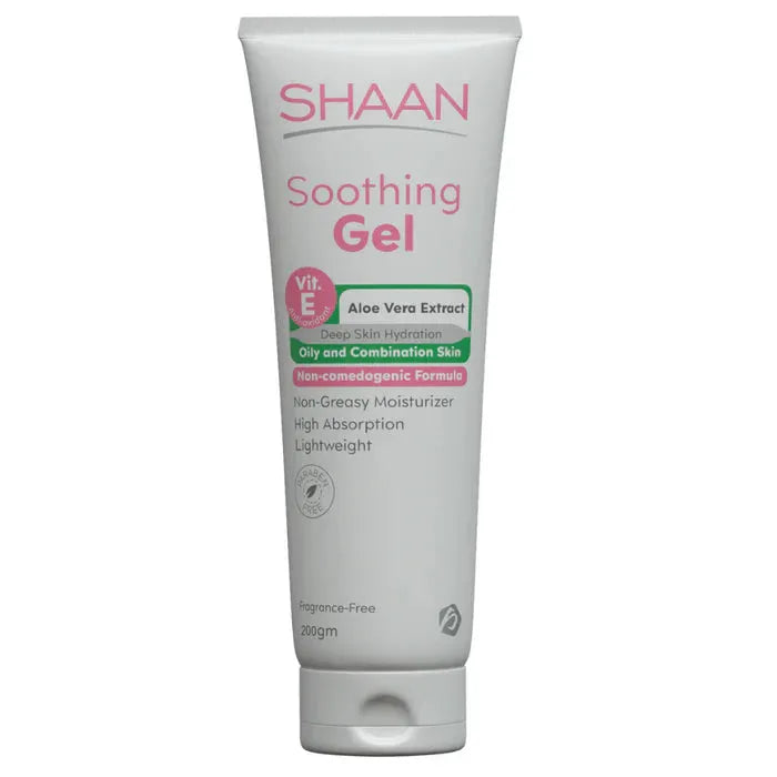 Shaan Soothing Gel with Vitamin E & Alovera Extract 200 gm : 