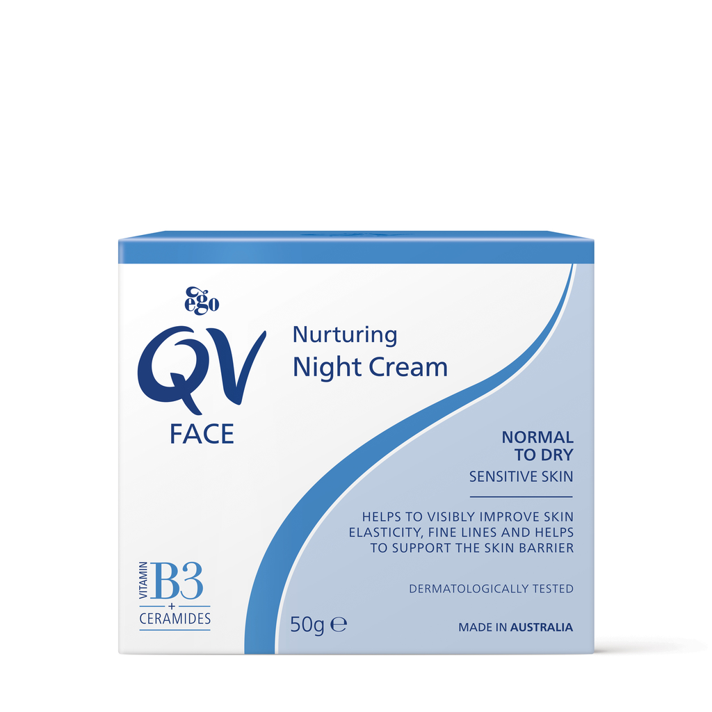[QV/018] QV/ Nurturing Night Cream 50gm : كيوفي كريم ليلي مغذي للوجه 