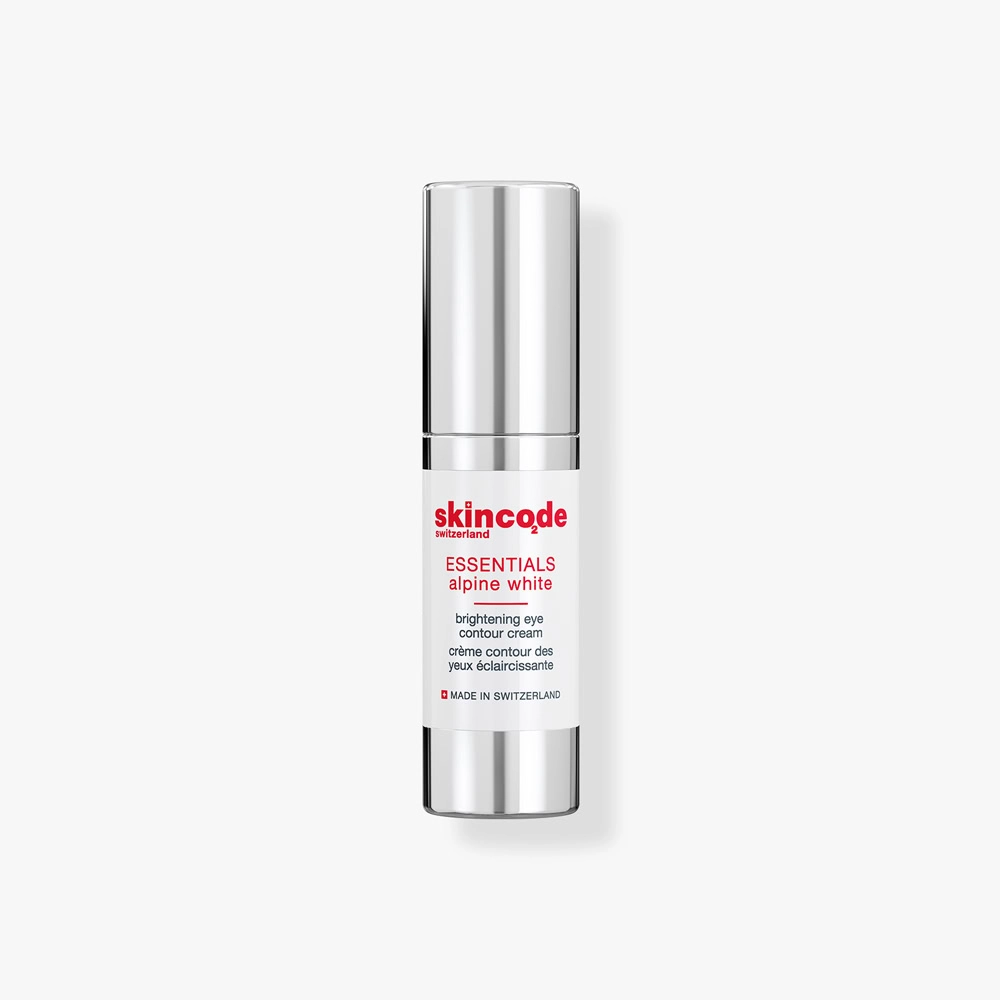 Skincode / alpine white brightening eye contour cream 15ml - كريم للتجاعيد والخطوط الدقيقة تحت العين 