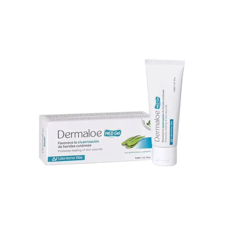 LV LABORATORIOS/dermaloe med gel 40gm