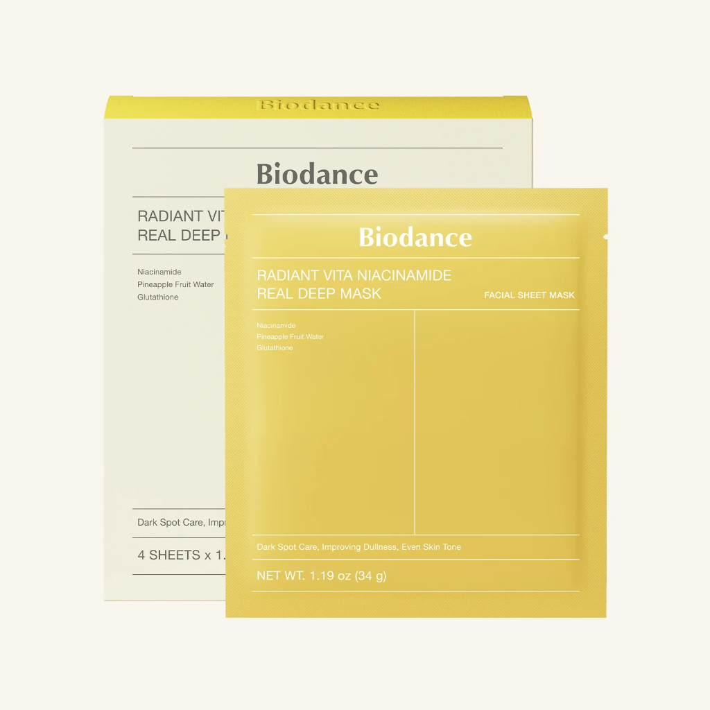Biodance / radiant vita niacinamade real deep mask 