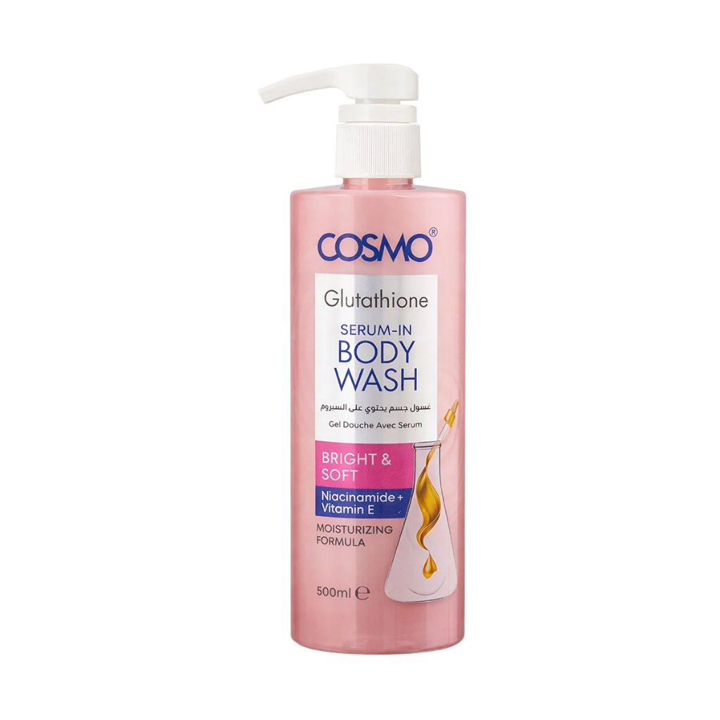 COSMO / COSMETICS Body Wash Serum Bright & Soft - 500mlكوزمو غسول جسم جل – 500 مل