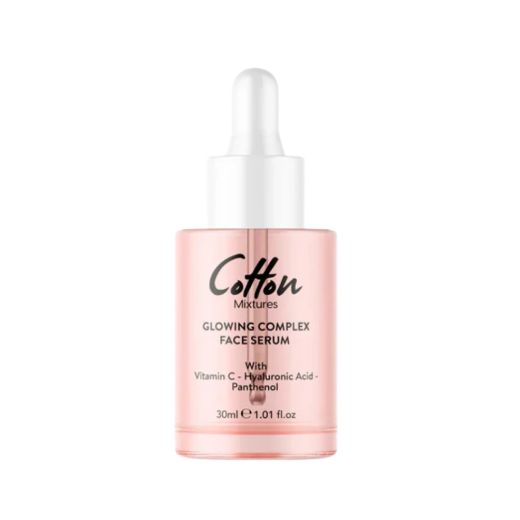 [ODOO-3705] Cotton Glowing Complex Face Serum Vitamin C Hyaluronic Acid & Panthenol - 30ml | كوتون سيروم الاضاءة - 30 مل