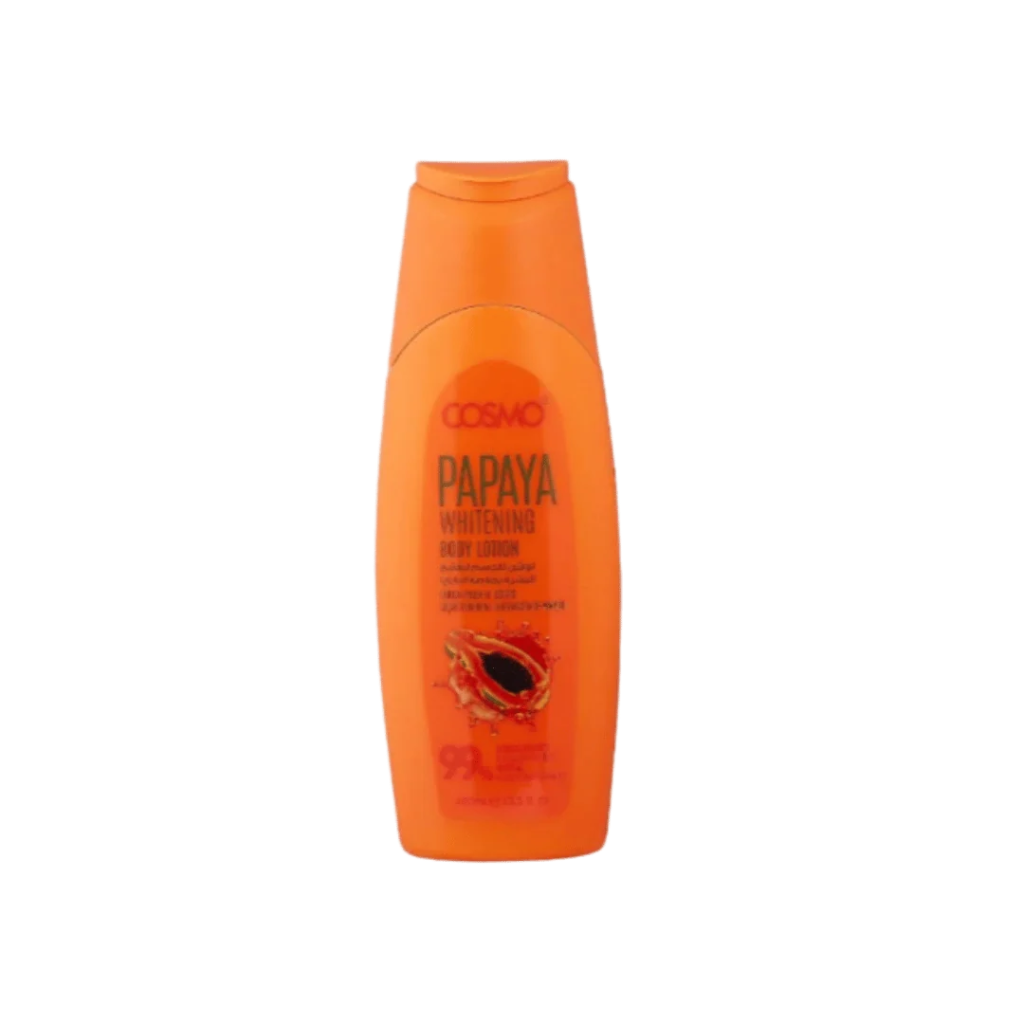 Cosmo / Papaya Body Lotion for Skin Lightening - 400ml | كوزمو لوشن جسم بالبابايا - 400مل
