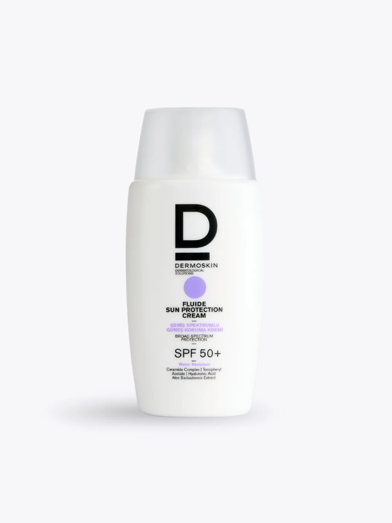 Dermo skin / fluide sun protection cream spf50+ واقي شمس من ديرموسكن 50مل