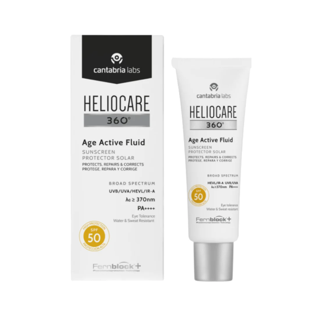 Cantabria Labs / Heliocare 360° Age Active Fluid Suns Creen Spf50+ 50 ml| كانتابريا لابز واقي شمسي بعامل حماية 50-50 مل