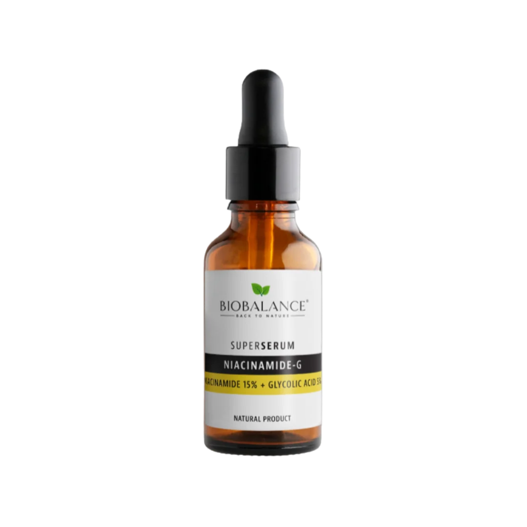 Bio Balance / Niacinamide 15% + Glycolic Acid 5% Super Serum - 30ml | بايو بالانس سيروم نياسيناميد ١٥٪ + غليكوليك اسيد ٥٪ - 30 مل