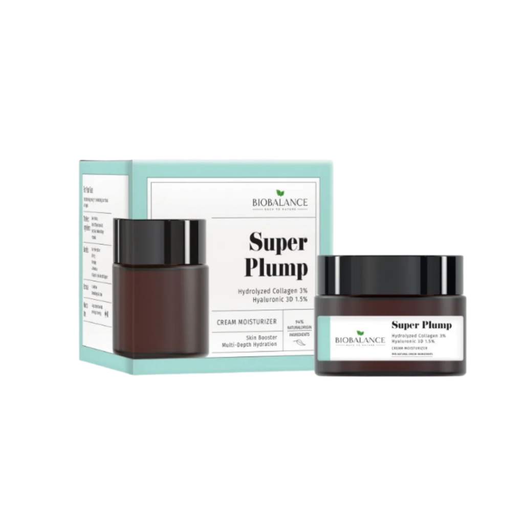 Bio Balance / Super Plump Smoothing Face Cream With Collagen And Hyaluronic Acid - 50ml | بايو بالنس كريم الوجه بالكولاجين و حمض الهيالورونيك - 50 مل