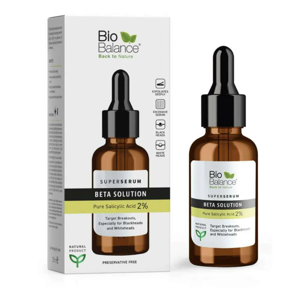 Bio balance / Beta Solution Super Serum - 30 ml | بايو بالانس سوبر سيروم ساليسليك اسيد 2% - 30 مل