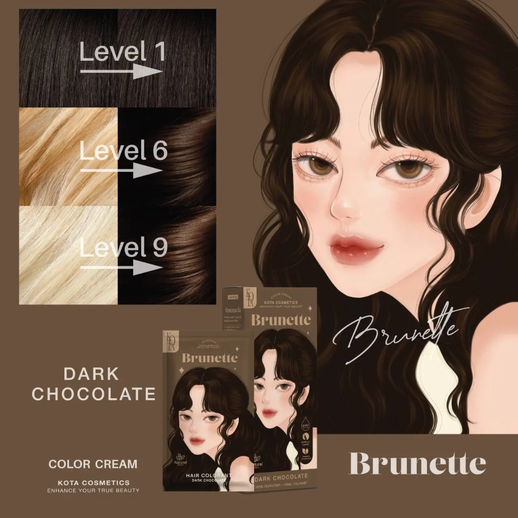 [ODOO-3831] Kota / brunette dark chocolate 100ml - صبغ شعر كوتا بلون شوكلاتة غامق 