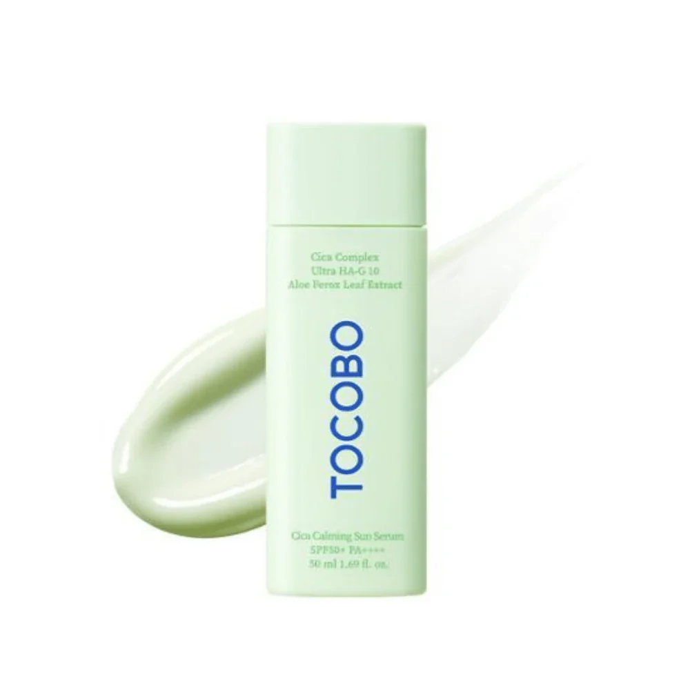 TOCOBO /  Cica Calming Sun Serum Spf50 - 50ml | توكوبو كريم واقي شمسي مهدئ و مرمم spf50 - 50 مل