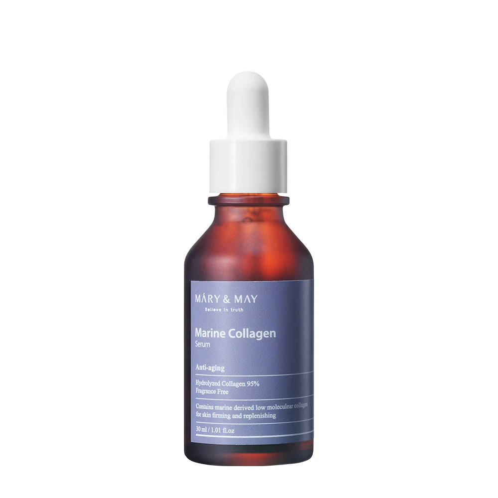 MARY&MAY / marine collagen serum youth & glow 30ml- سيروم ماري مي لترطيب البشرة وشد ونعومة البشرة