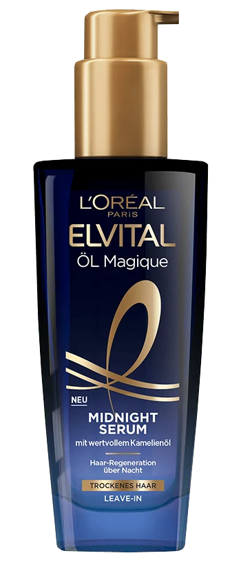 LOréal Paris / Nourishing midnight Serum for Soft and Shiny Hair, Long-Lasting Against Frizz - سيروم الشعر الليلي من لوريال 