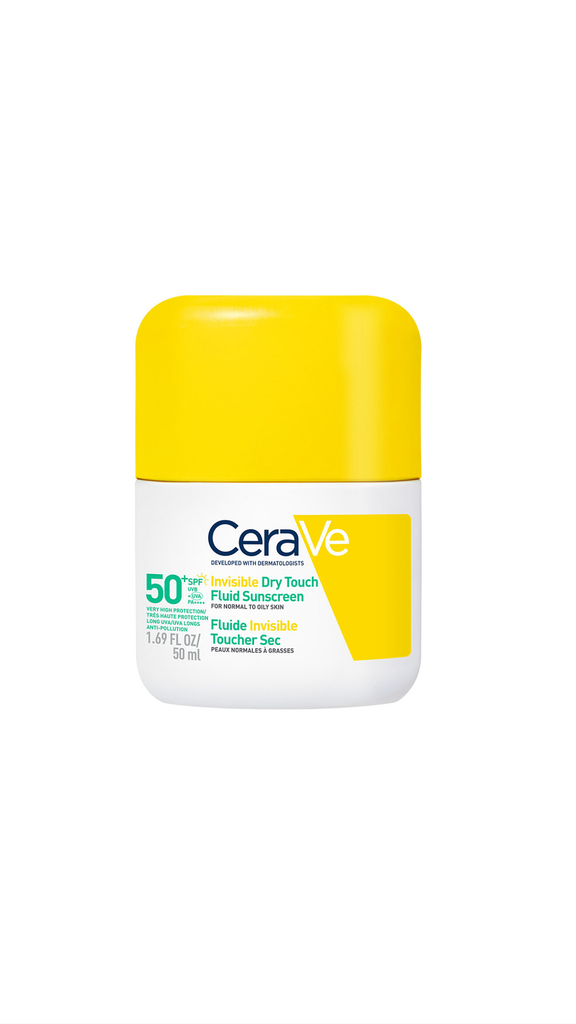 [ODOO-3887] Cerave / INVISIBLE DRY TOUCH FLUID SUNSCREEN SPF 50+ 50ml هنيةسيراڤي واقي شمس يوفر حماية للبشرة العادية والمختلطة وال د