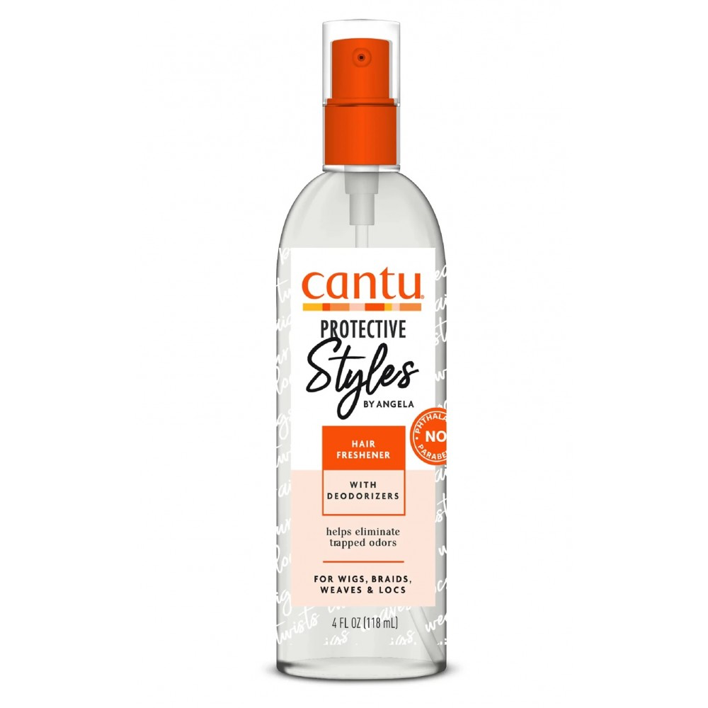Cantu / Moisturizing spray for PROTECTIVE STYLES wigs & extensions Hair freshener 118ml- سبري شعر مرطب ومعطر للشعر الكيرلي والويفي من كانتو 