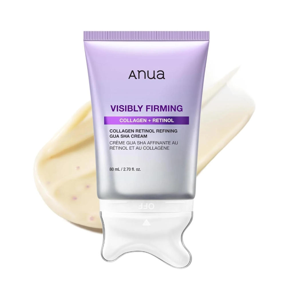 Anua / Visibly Firming Collagen Retinol Refining Gua Sha Cream أنوا كريم غوا شا بالكولاجين للتجاعيد والخطوط الواضحة