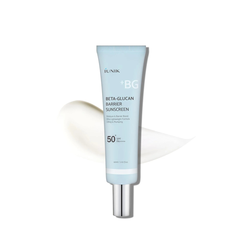 IUNIK Beta Glucan Barrier Sunscreen SPF 50+ 60mlايونيك واقي شمس يرطب البشرة ويدعم حاجزها الواقي