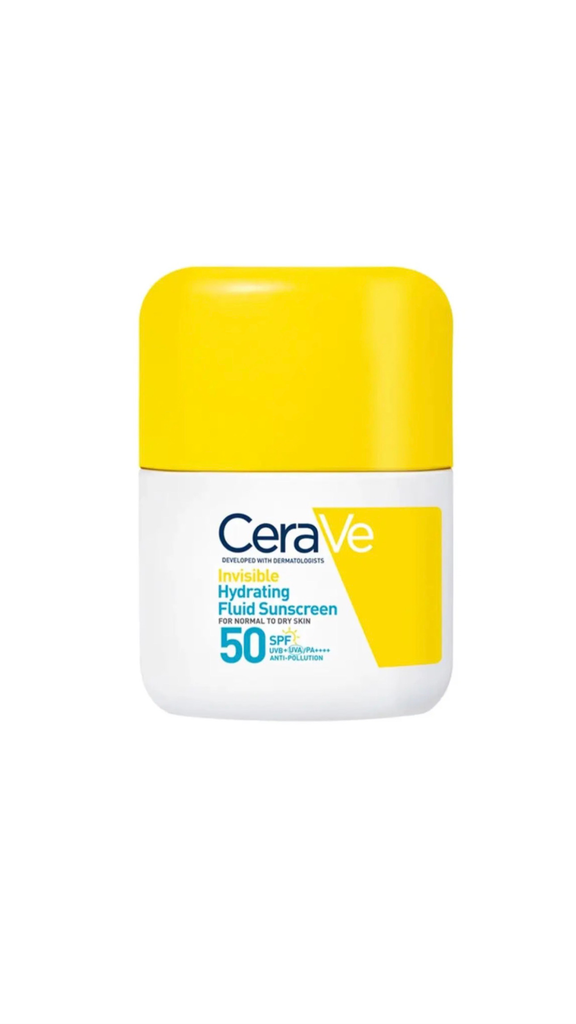 Cerave /  FLUIDE HYDRATANT INVISIBLE SPF 50-50ml سيراڤي واقي شمس للبشرة العادية الى الجافة