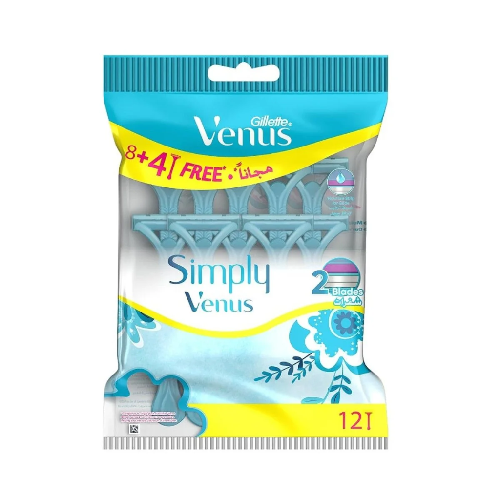 [ODOO-4016] Venus / simple venus disposable 12pcs - شفرات حلاقة فينوس استعمال مرة واحدة 