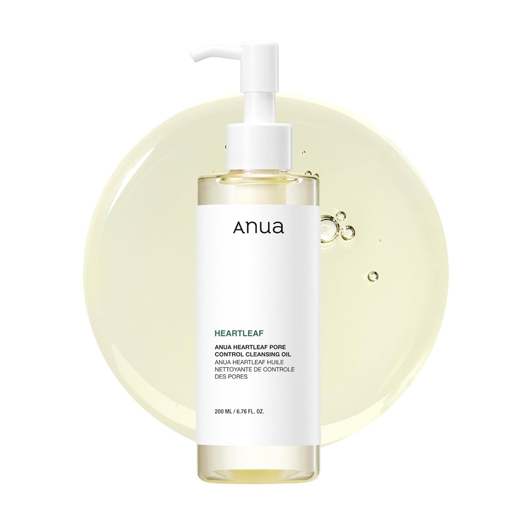 Anua/ Heartleaf Pore Controlling Cleansing Oil 200ml: غسول انوا زيتي للبشرة
