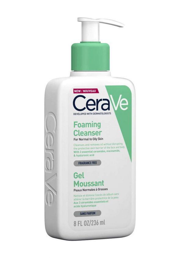 CeraVe/ Foaming Facial Cleancer 355ml: غسول سيرافي للبشرة الدهنية