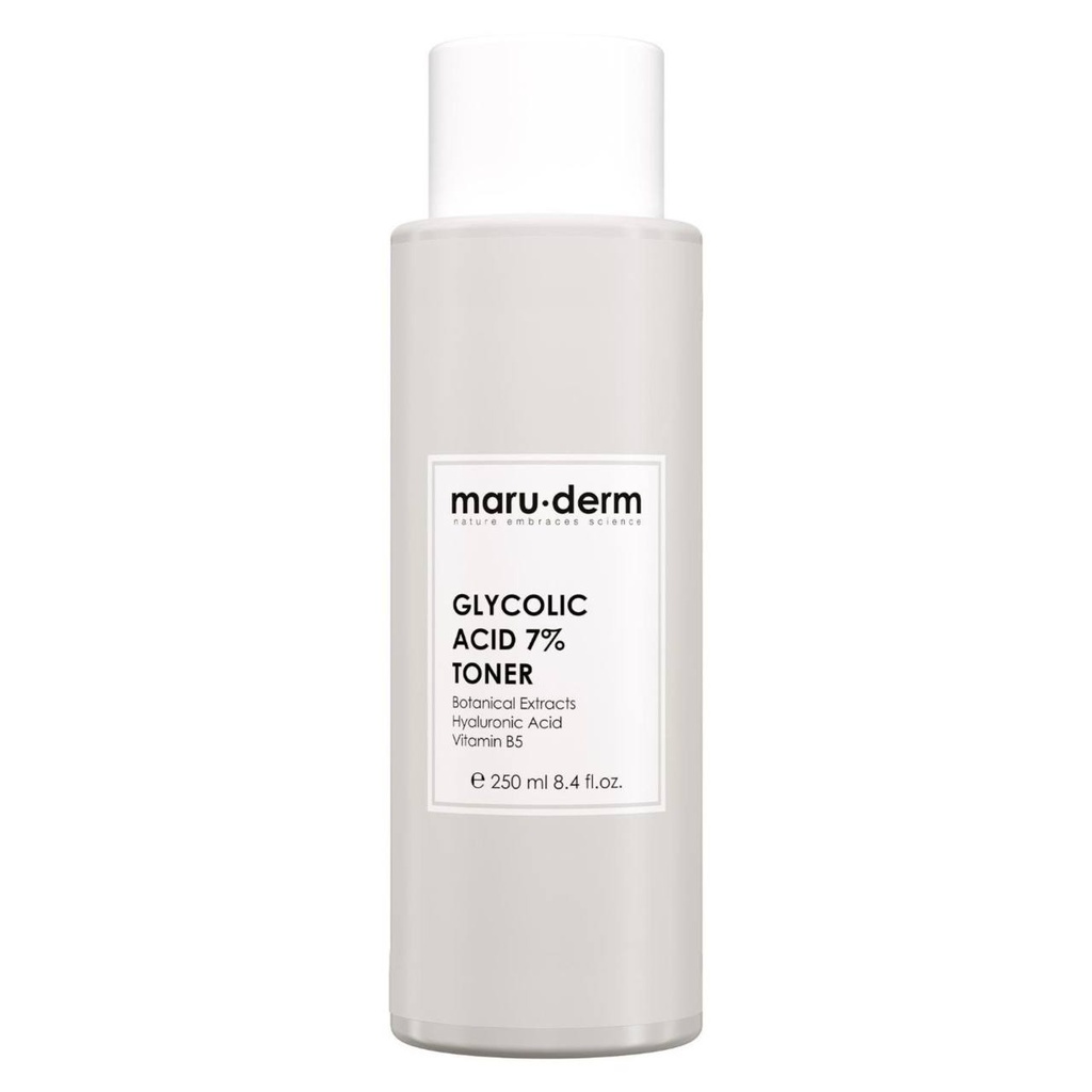 MaruDerm/ Glycolic Acid 7% Toner 250ml: تونر ماروديرم للوجه بنسبة 7٪ من حمض الجليكوليك