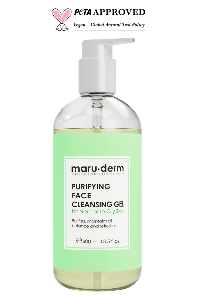 MaruDerm/ Purifying Face Cleansing Gel for Normal to Oily skin 400ml: جل غسول الوجه من مارويرم