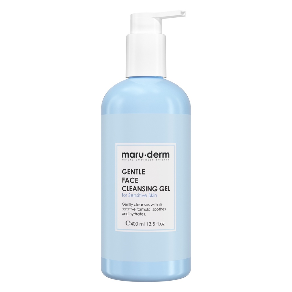 MaruDerm/ Gentle Face Cleansing Gel for sensetive skin 400ml: غسول جل للبشرة الحساسة