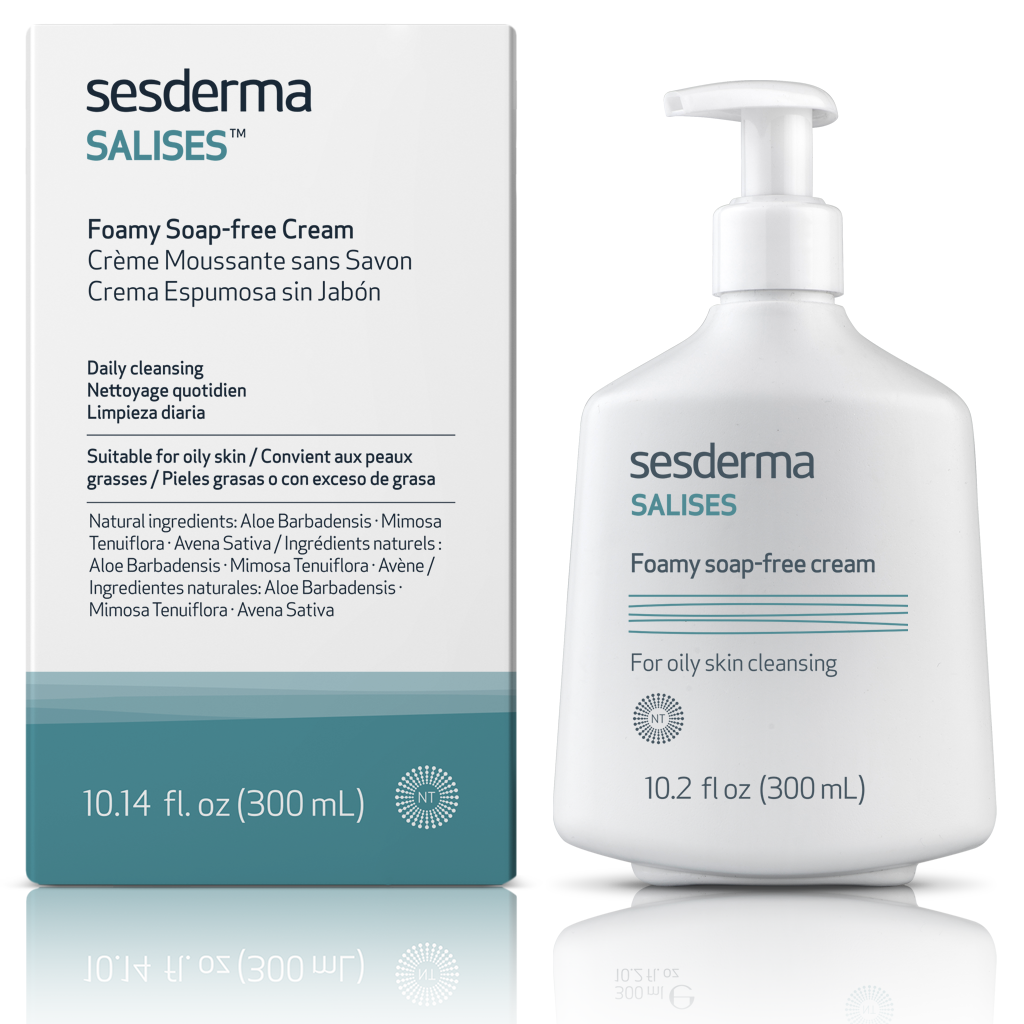 [SES/005] SESDERMA/ SALISES Foamy Soapless Cream 300ml:سيسديرما غسول ساليسز رغوي كريمي
