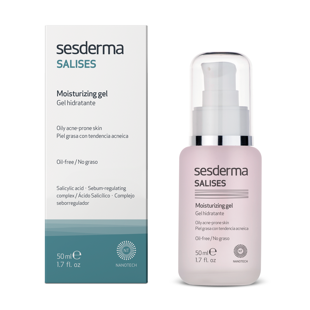 SESDERMA/ Salises Moisturizing Gel 50ml : جل معالج لحب الشباب بالسالسيلك اسيد سيسديرما 