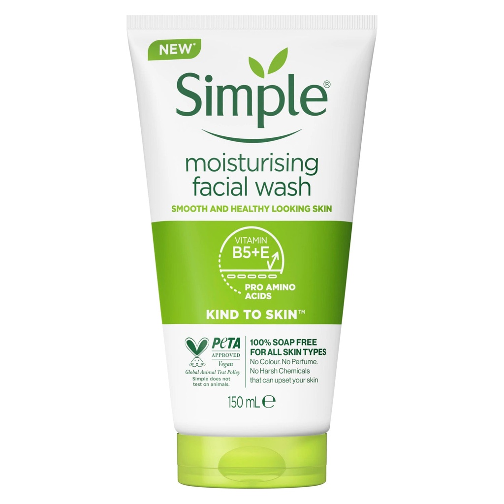 [Sim/001] SIMPLE/ Moisturizing Face Wash / غسول مرطب للبشرة