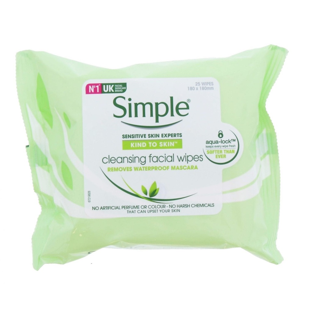 SIMPLE/ Cleansing Wipes /  مناديل التنظيف البسيطة