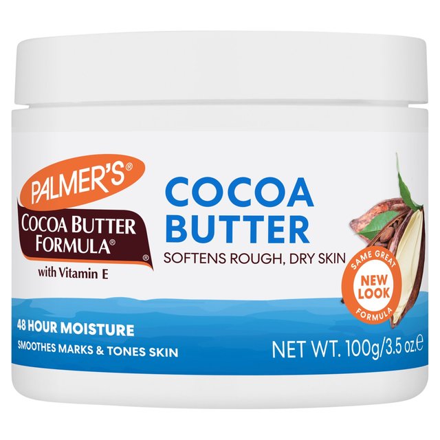 Cocoa butter original solid jar 100g علبة كريم زبدة الكاكاو 100 غرام