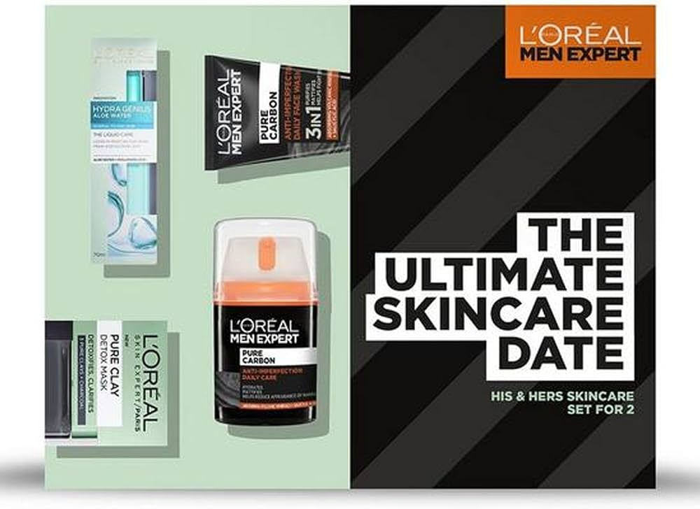 L'oreal Package Skin Care Date: مجموعة العناية بالبشرة من اكسبرت للرجال من لوريال