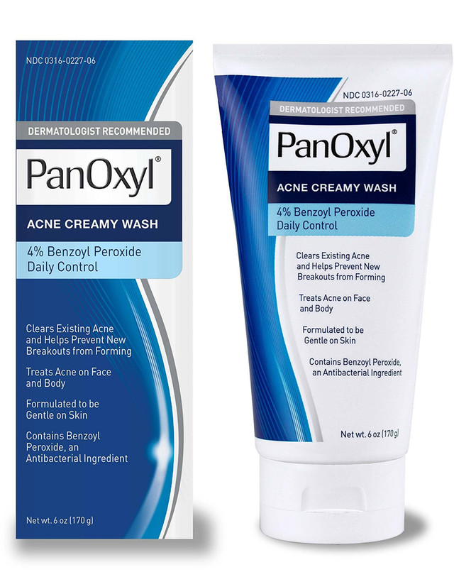 [PNX/001] PanOxyl/ Acne Creamy Wash 4% Benzoyl Peroxide: غسول بانوكسيل