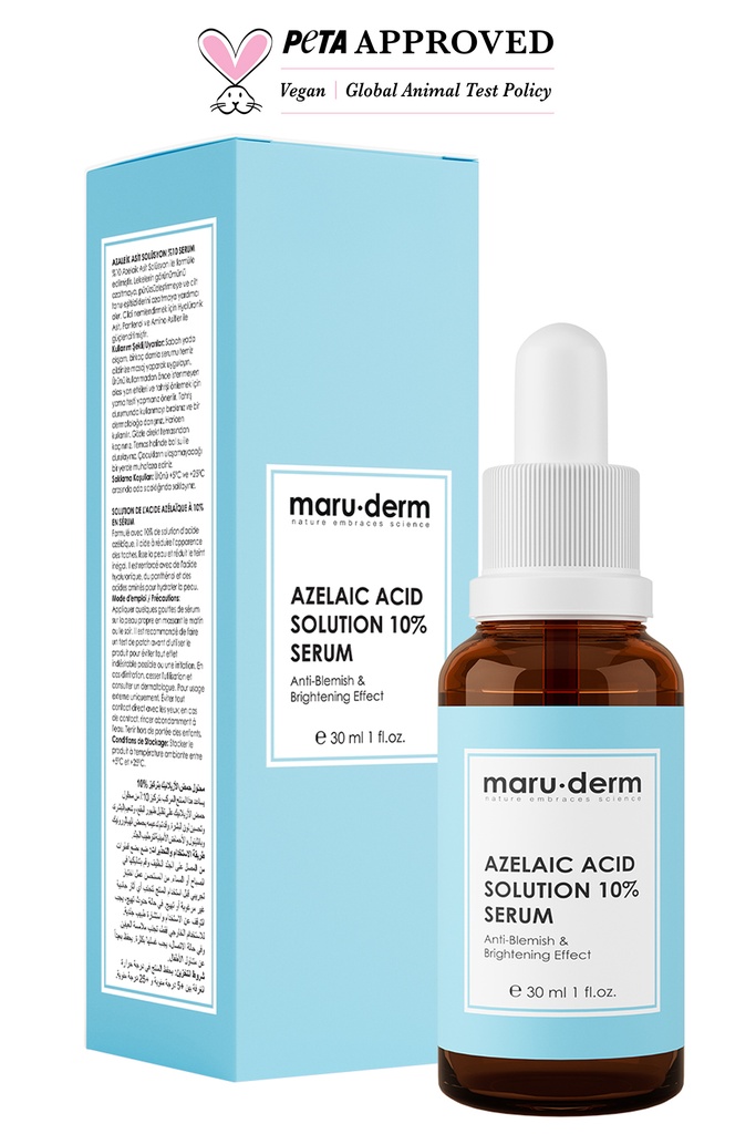 MaruDerm/ Azelaic Acid Solution 10% Serum 30ml: سيروم حمض الازيليك من ماروديرم