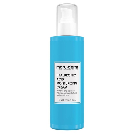 [Maru/026] MaruDerm/ Hyaluronic Acid Moisturizing Cream 200ml: كريم ماروديرم مرطب للجسم و الوجه بحمض الهايلورونك