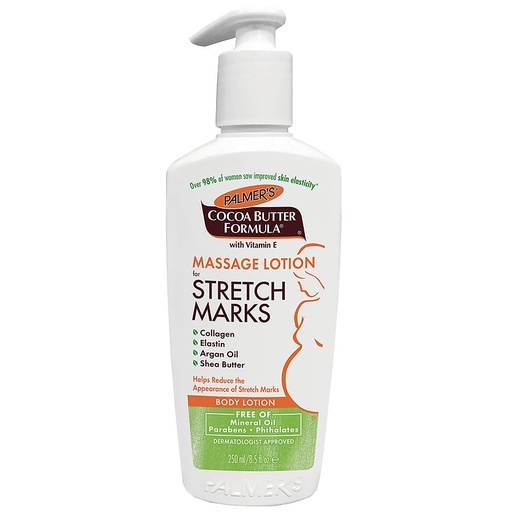 [PALM/020] PALMERS/ Cocoa Butter Massage Lotion for Pregnancy Stretch Marks 250 ml : بالمرز لوشن لتدليك علامات التمدد