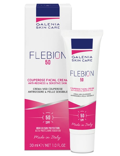 [Galenia/002] Galenia/ FLEBION/ Facial Cream for Redness SPF50 30ml:   كريم فليبين للوجه من كالينا