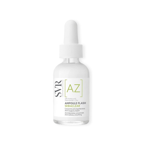[SVR/069] SVR/ SEBIACLEAR [AZ] Flash Ampoule 30ml : اس في ار امبول سبياكلير بالازيلك والاحماض