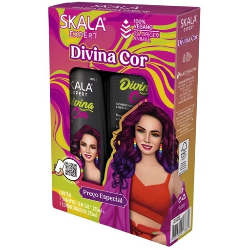 SKALA/ DIVINA COR Kit (Shampoo & Conditioner): مجموعة ديفينا كور شامبو وبلسم