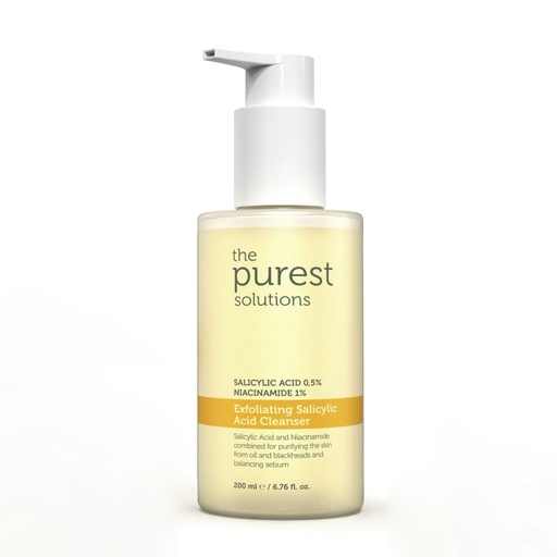 Purest/ Exfoliating Salicylic Acid Cleanser 200ml: غسول السالساليك اسد من بيورست