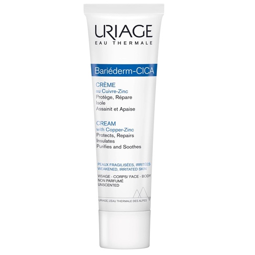 [EAU/039] URIAGE/ Bariederm Cica - Face and Body Cream 40ml: يورياج باريديرم كريم للوجه والجسم لاصلاح البشرة المتهيجة