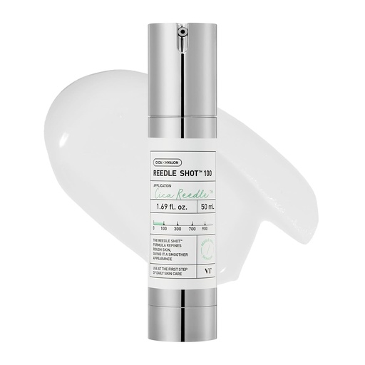 VT COSMETICS CICA + Hyalon Reedle Shot 100 Serum: سيروم سيكا وهيالون ريدل شوت